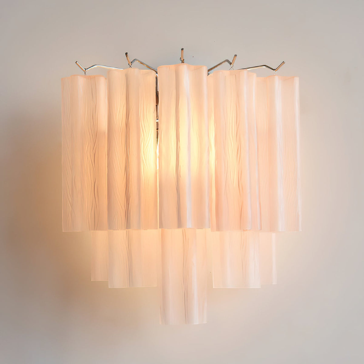 Aplique de pared de tubos de cristal Iriana en un interior luminoso – imagen 15