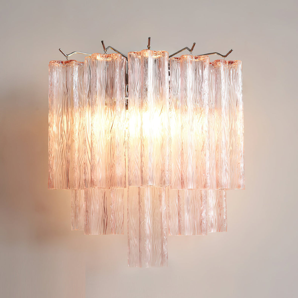 Aplique de pared de tubos de cristal Iriana en un interior luminoso – imagen 19