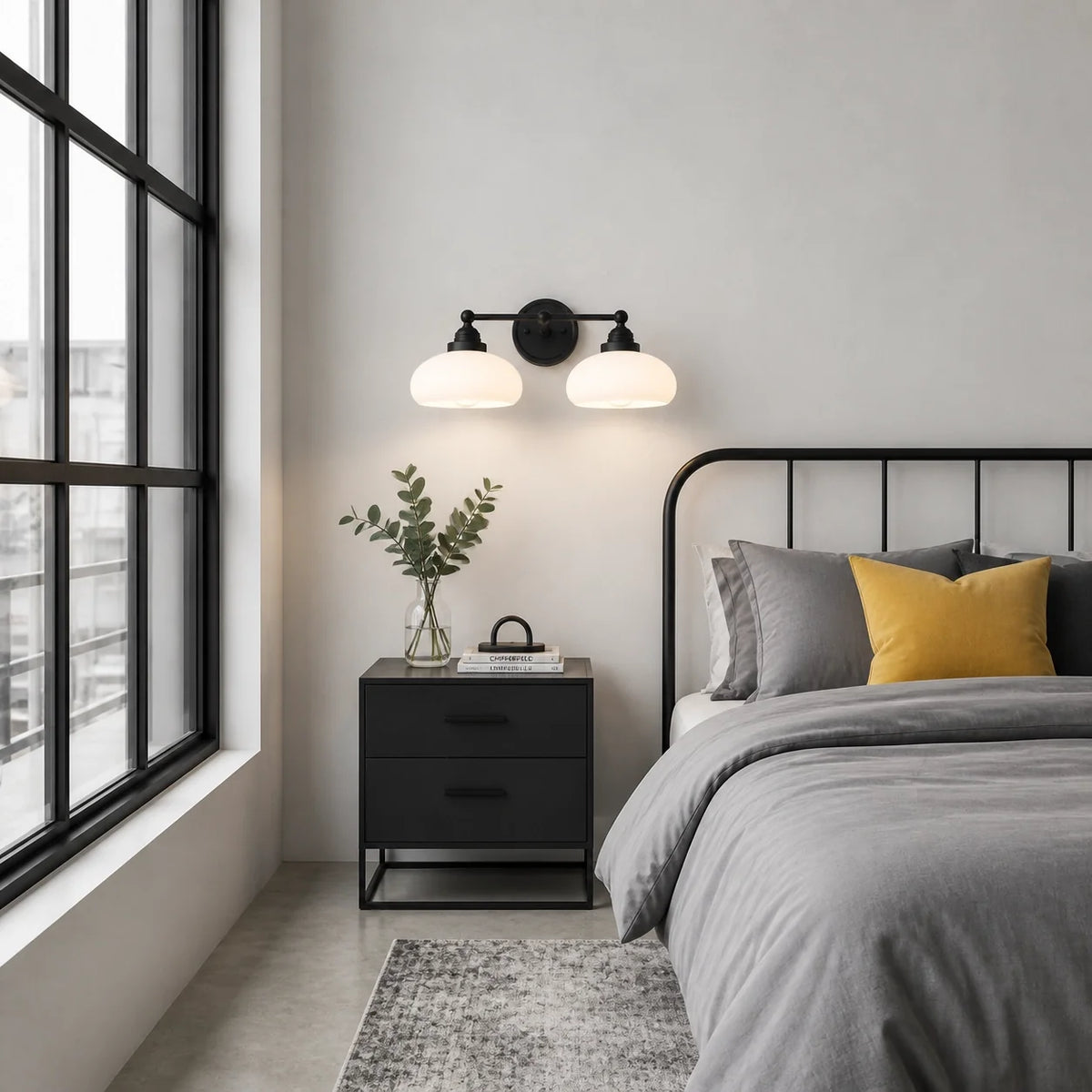 Aplique de pared vintage Ferrola en un baño con encanto – imagen 19