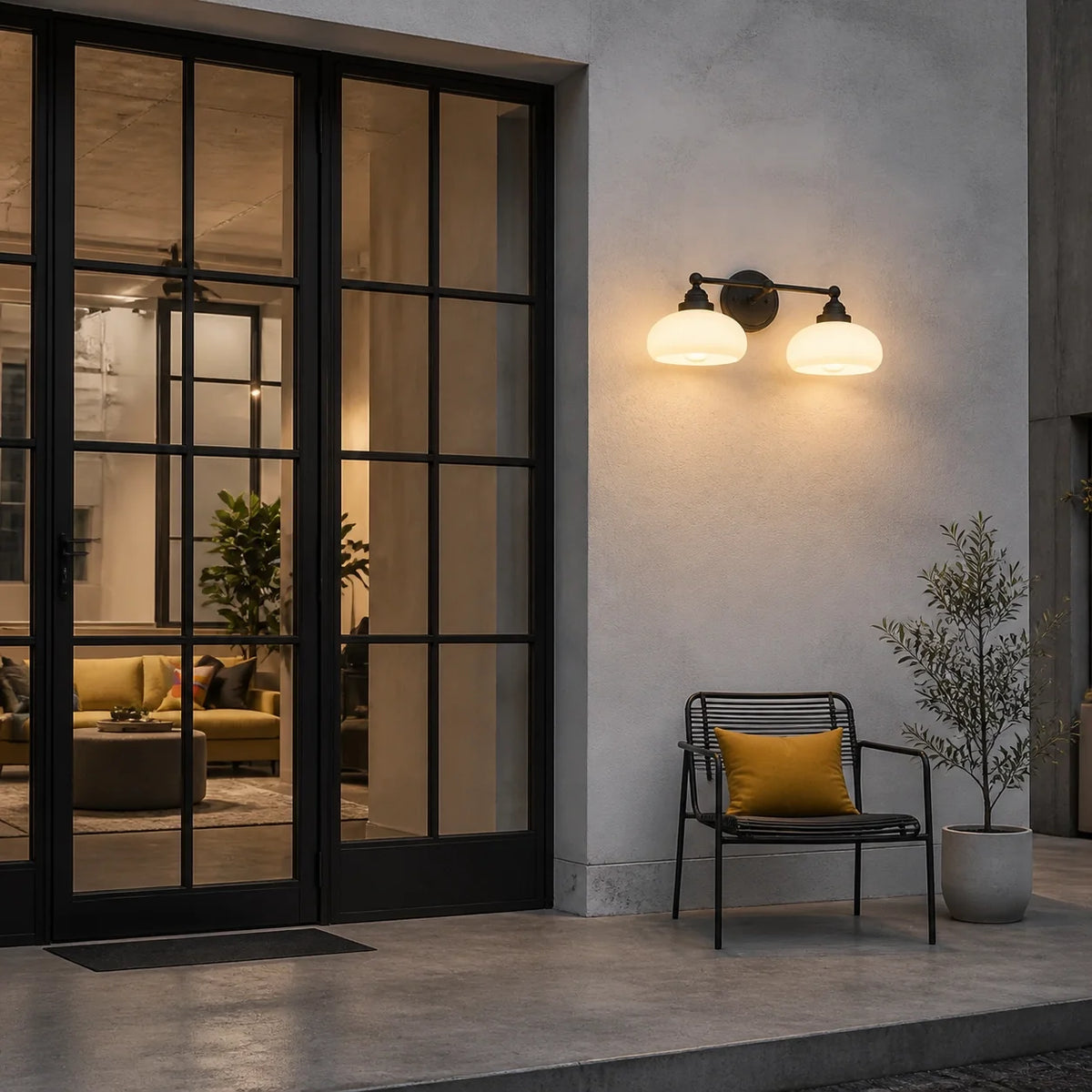 Aplique de pared vintage Ferrola en un baño con encanto – imagen 18