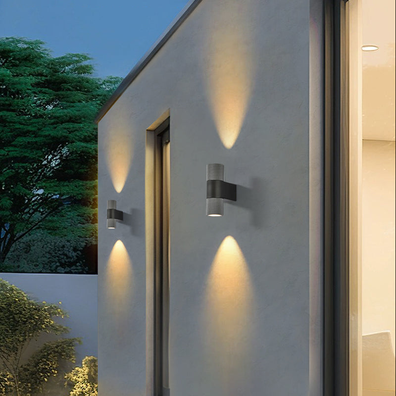 Aplique de pared exterior Nacira en una fachada – imagen 13