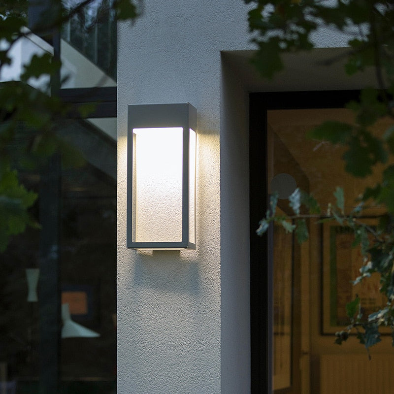 SolarVía - Lámpara Solar de Pared para Exteriores IP65