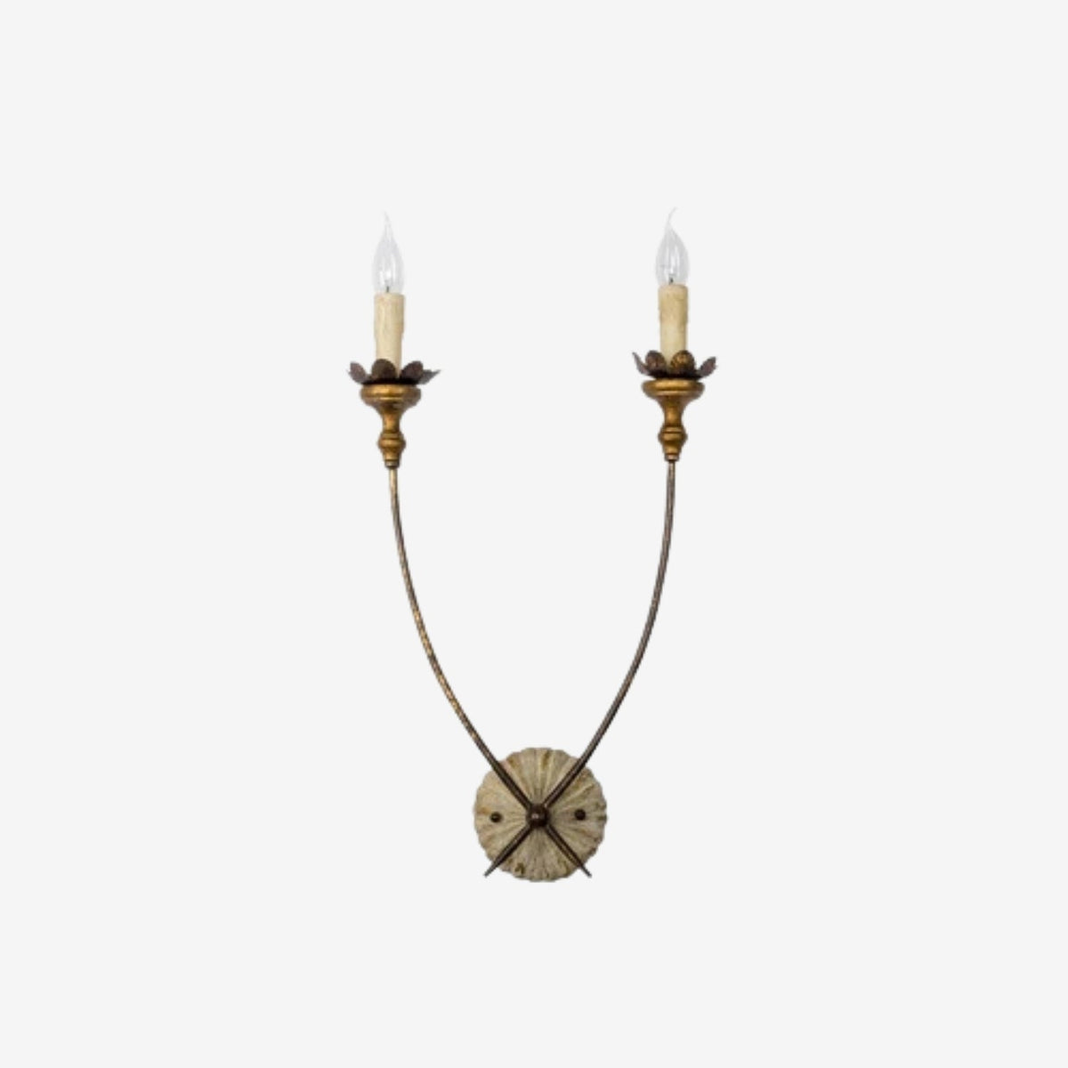 Aplique de pared vintage de dos velas Oscela – vista principal