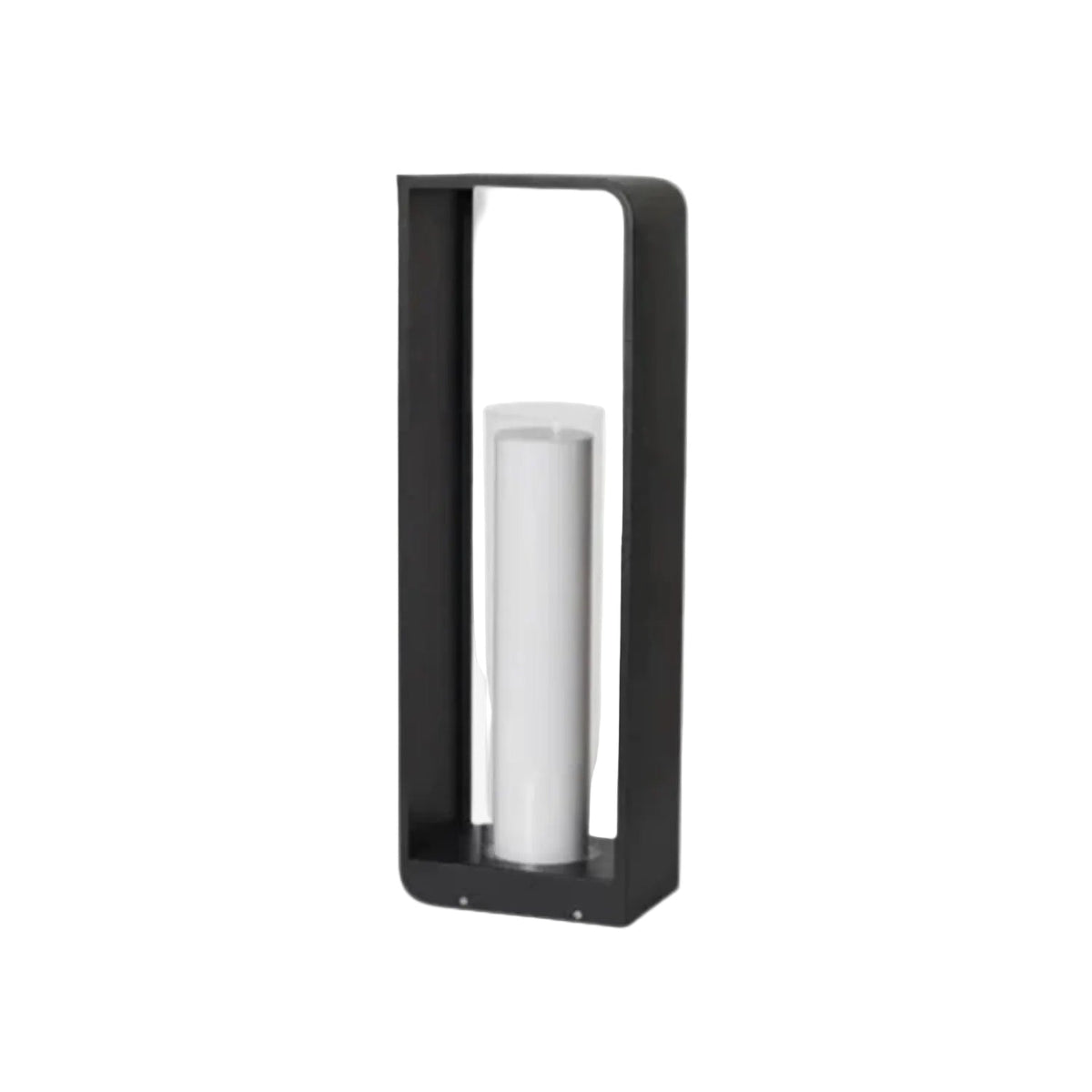 Nalinda - Farol de Jardín LED con Marco de Aluminio y Difusor Cilíndrico