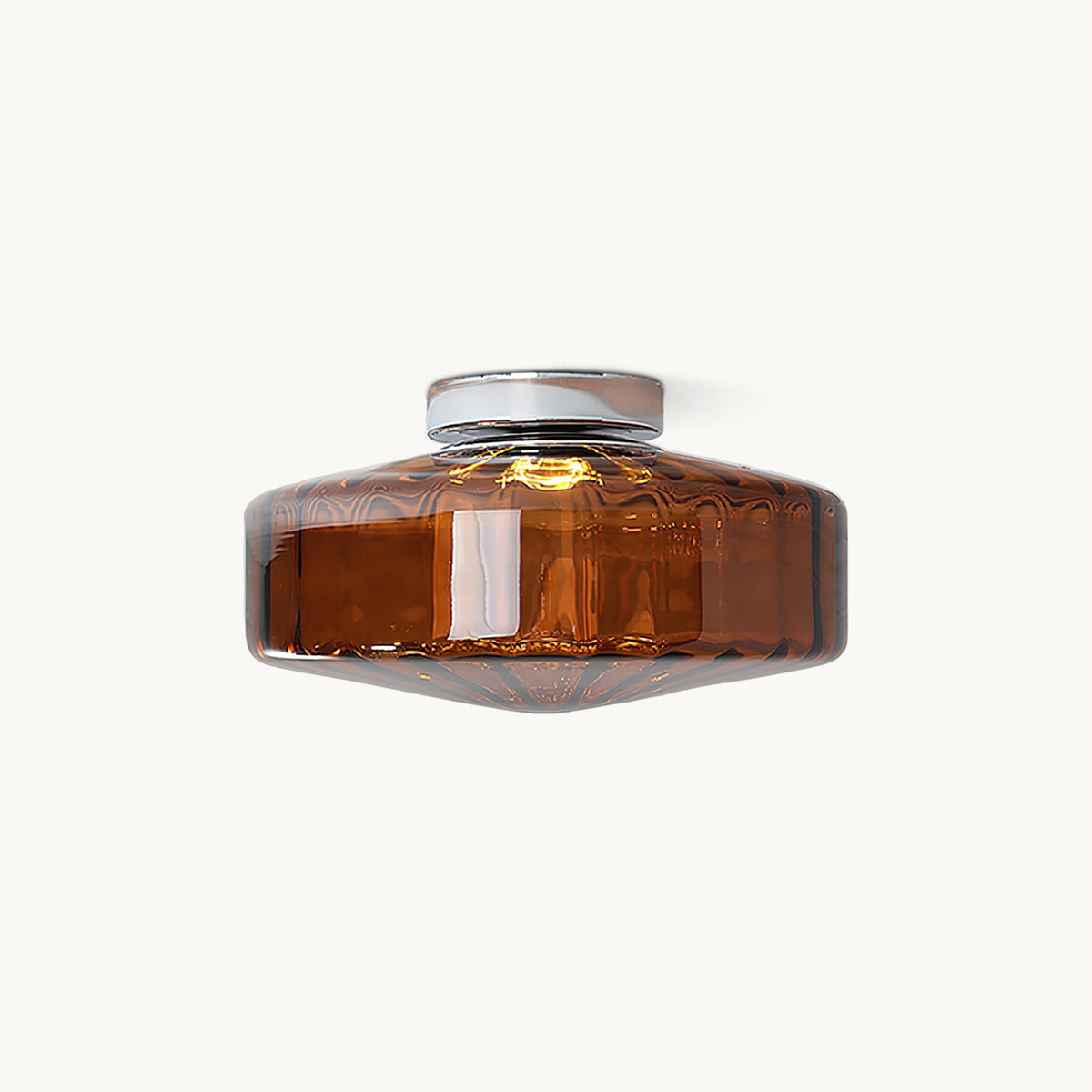 Plafón de cristal ondulado Ondalia – vista principal