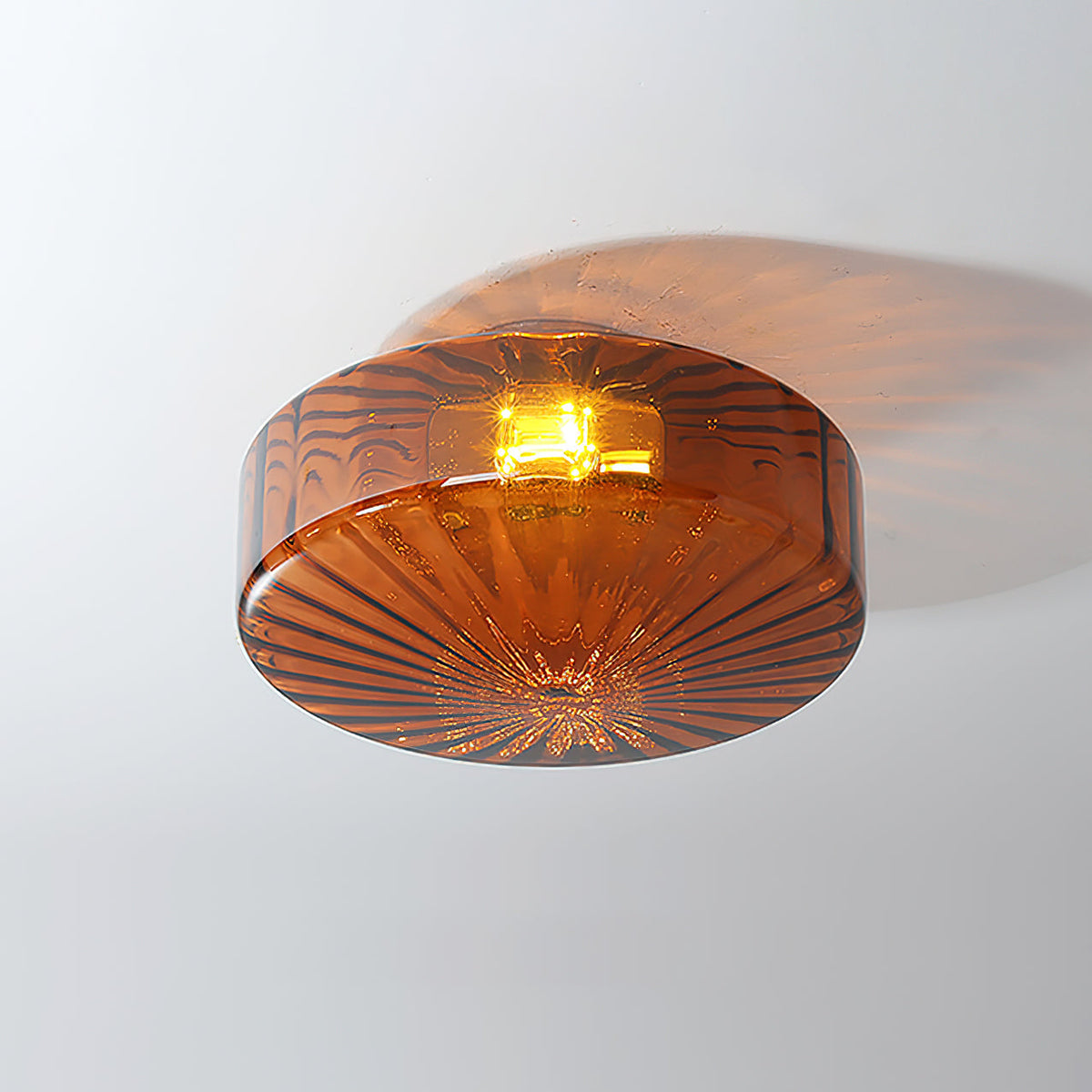Plafón de cristal ondulado Ondalia en un recibidor acogedor – imagen 23