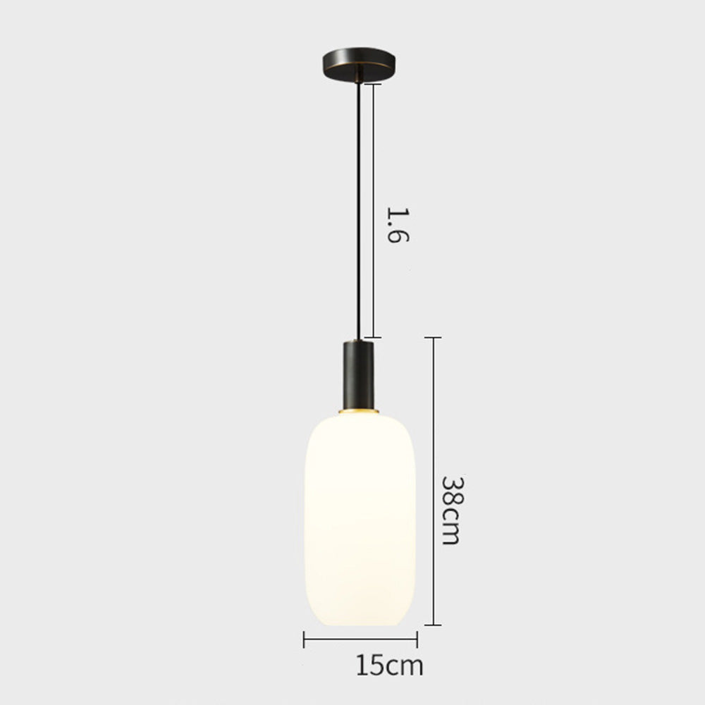 Iluminación Colgante Moderna para Isla de Cocina - Diseño Elegante en Latón y Vidrio 4