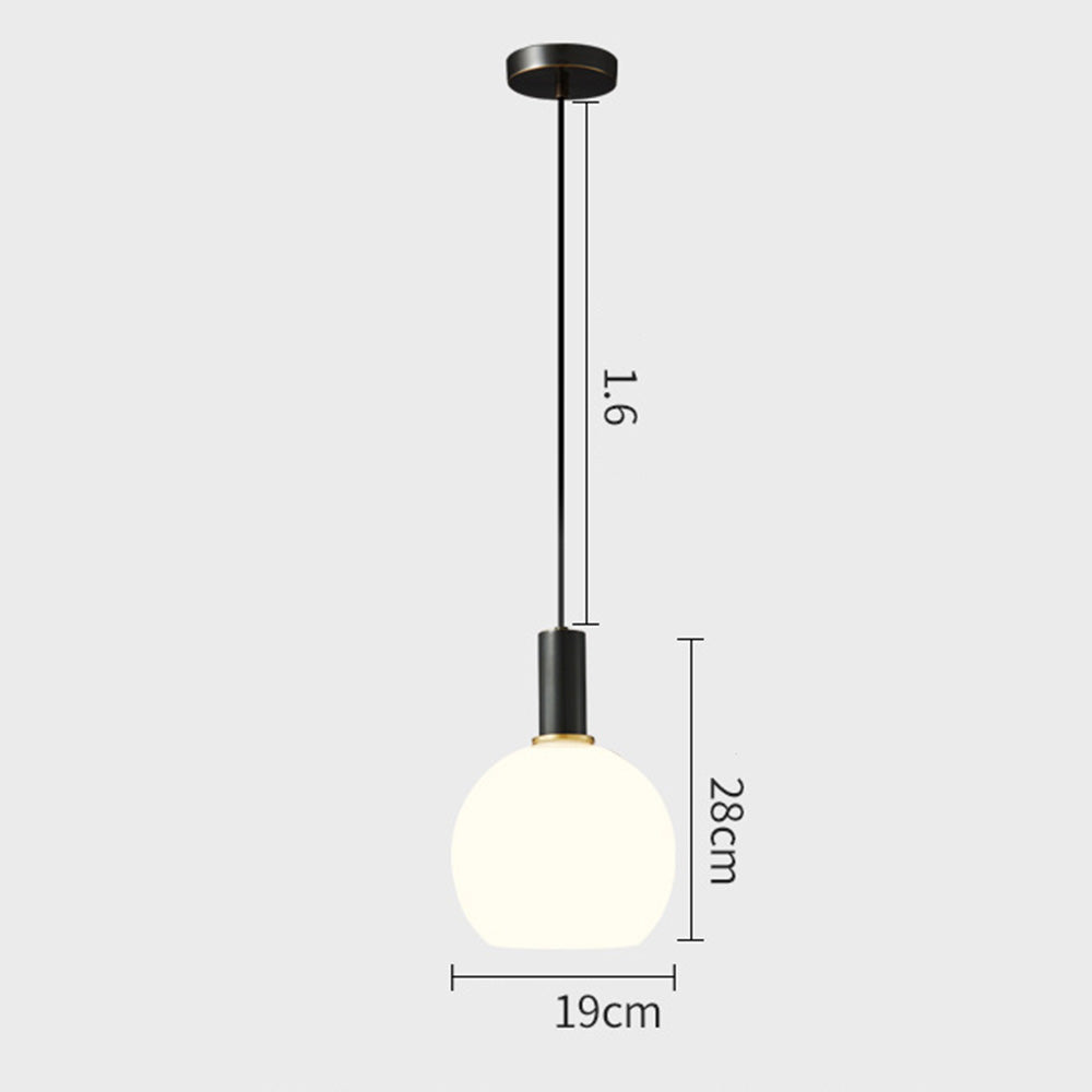 Iluminación Colgante Moderna para Isla de Cocina - Diseño Elegante en Latón y Vidrio 8