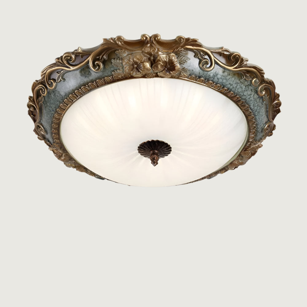 Iluminación de Techo Moderna de Resina, Lámpara Flush Mount con Diseño Contemporáneo 4