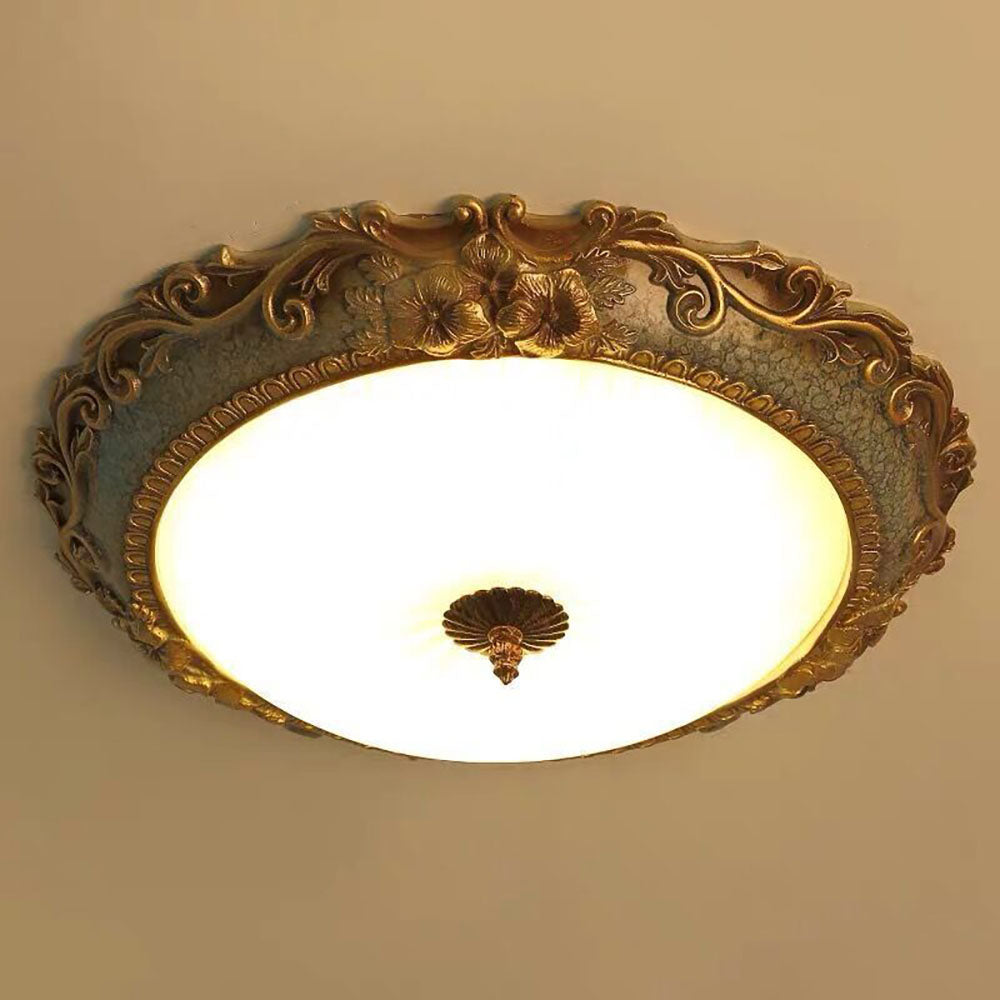 Iluminación de Techo Moderna de Resina, Lámpara Flush Mount con Diseño Contemporáneo 6