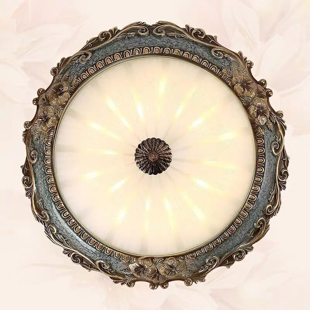 Iluminación de Techo Moderna de Resina, Lámpara Flush Mount con Diseño Contemporáneo 8