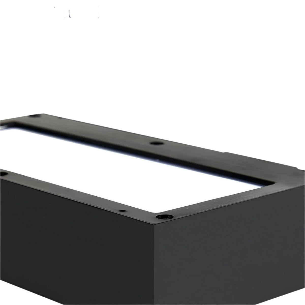 Aplique solar de pared exterior Kosora – detalle del marco y el difusor