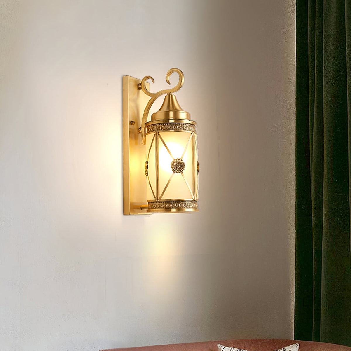 Aplique de pared exterior Inzara en una fachada – imagen 8
