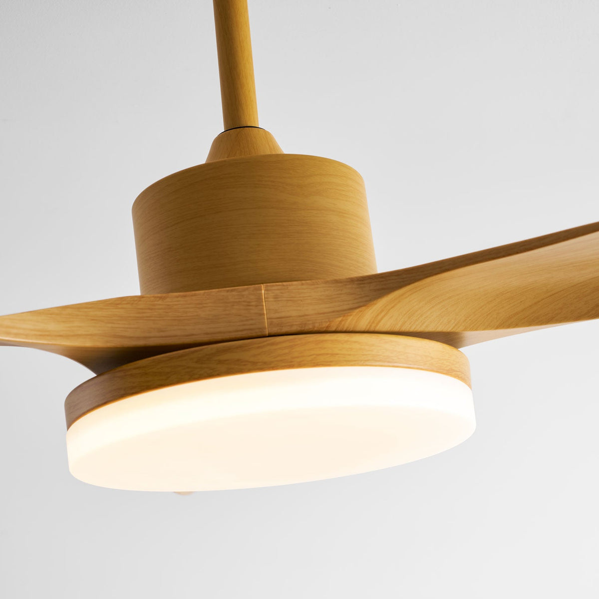 Ventilador de techo con luz Fresnia en un salón natural – imagen 11
