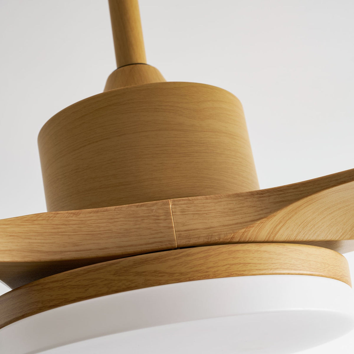Ventilador de techo con luz Fresnia en un salón natural – imagen 6