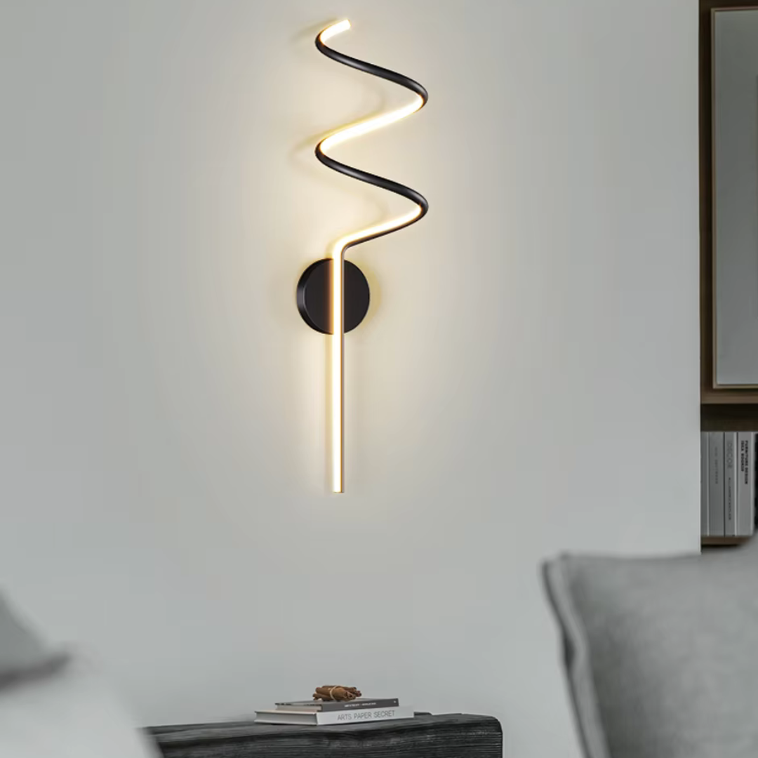 Vortix: Aplique de Pared Moderno LED con Diseño Espiral Astroclaro