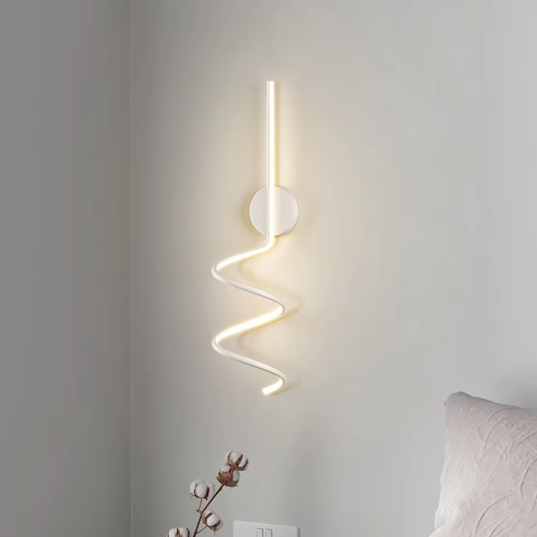 Vortix: Aplique de Pared Moderno LED con Diseño Espiral Astroclaro