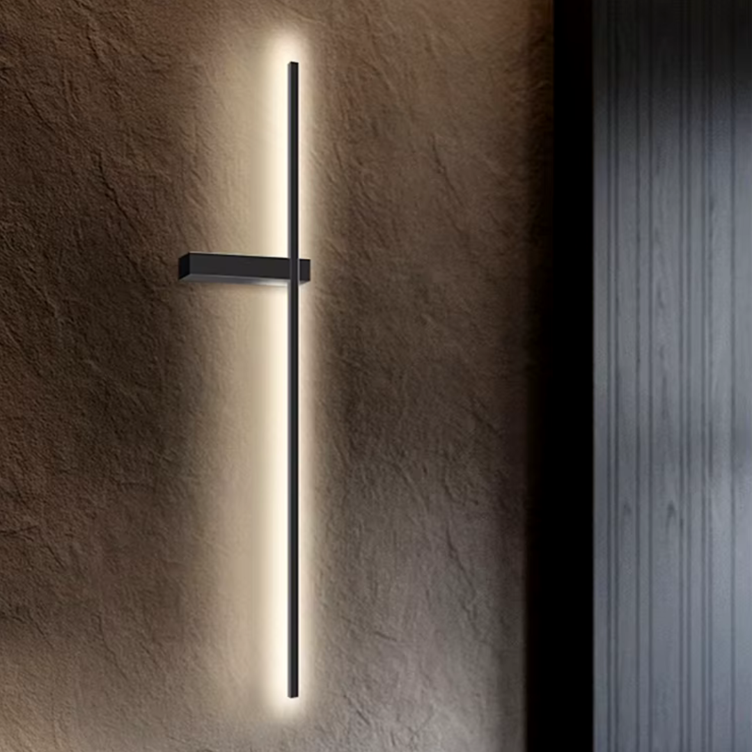 Prisma: Aplique de Pared Multicolor de Diseño Lineal en Metal y Acrílico