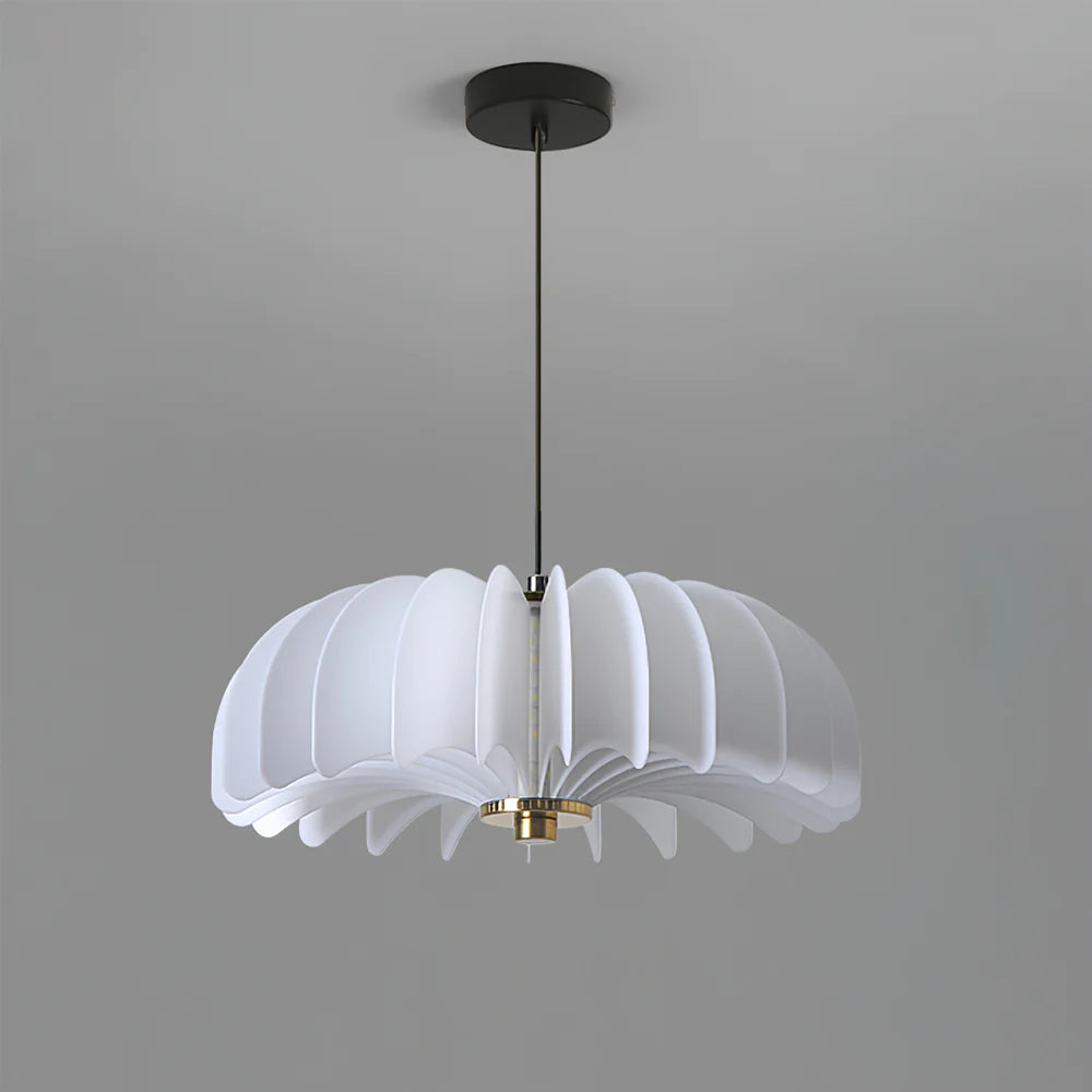 Lámpara Colgante Blanca Minimalista Nórdica de Alabastro para Cocina y Comedor 4