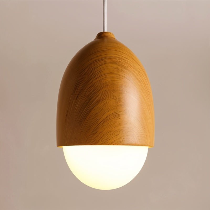 Lámpara Colgante Castanea de Diseño Moderno con Pantalla de Vidrio y Estructura de Metal 3