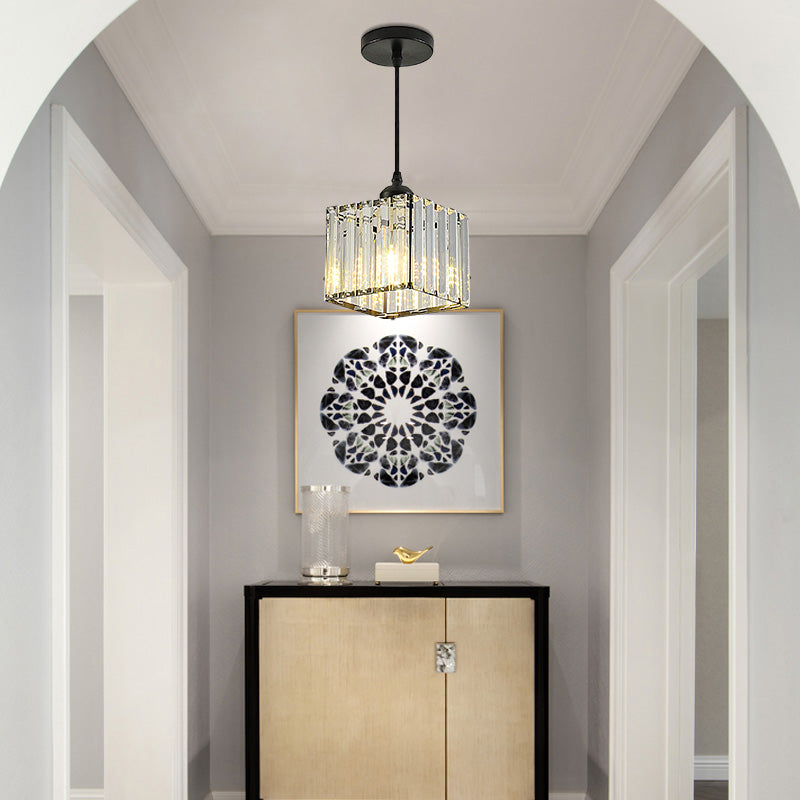 Lámpara Colgante Circular de Cristal para Pasillo – Diseño Moderno y Elegante 0