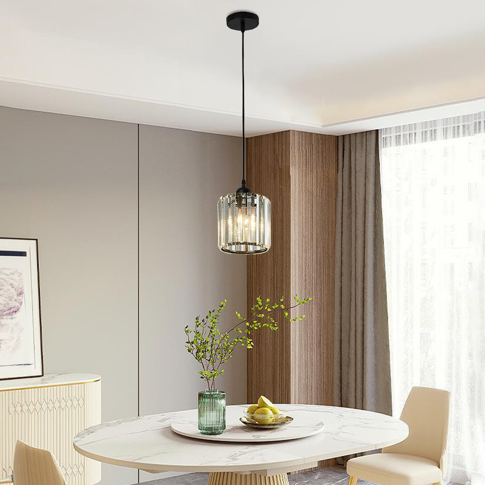 Lámpara Colgante Circular de Cristal para Pasillo – Diseño Moderno y Elegante 2
