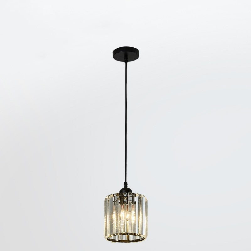 Lámpara Colgante Circular de Cristal para Pasillo – Diseño Moderno y Elegante 4