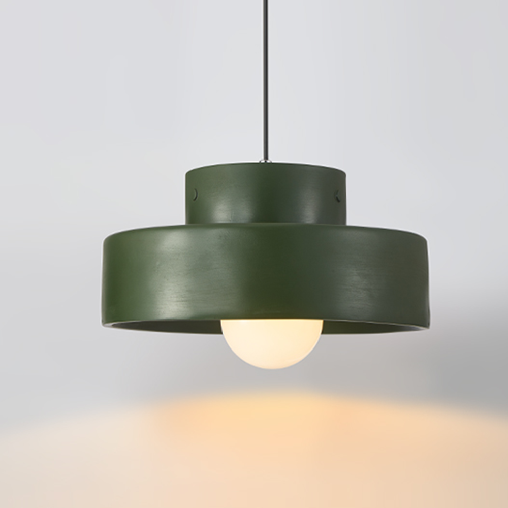 Lámpara Colgante Geométrica Nórdica de Metal y Resina – Diseño Elegante para Cocina y Comedor 4