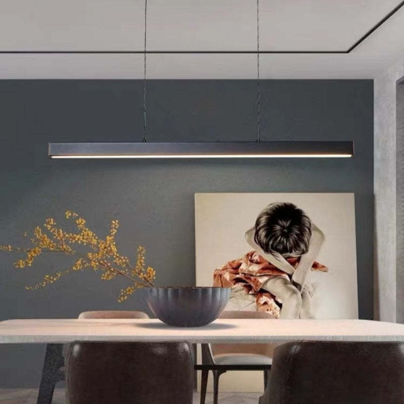 Lámpara Colgante LED Industrial de Metal y Acrílico – Diseño Moderno y Seguro 0