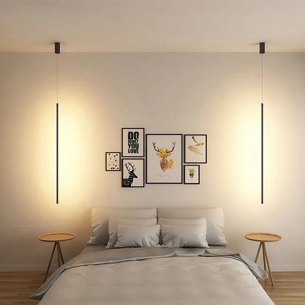 Lámpara Colgante LED Minimalista de Aluminio para Techo Moderno – Diseño Elegante y Eficiente Energéticamente 5