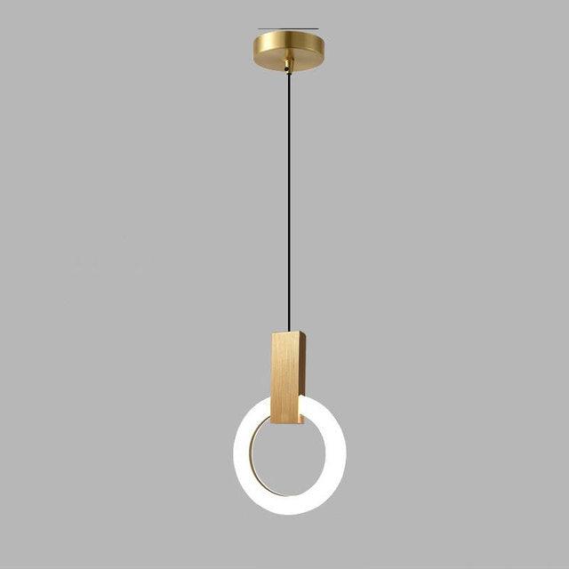 Lámpara Colgante LED Moderna en Forma de Anillo – Diseño Minimalista para Comedores y Salones 0