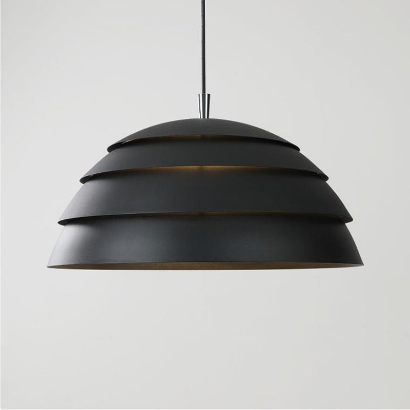 Lámpara Colgante LED de Diseño Nórdico, Cúpula de Hierro y Aluminio, Ideal para Cocinas y Restaurantes, 5W, 35cm 2