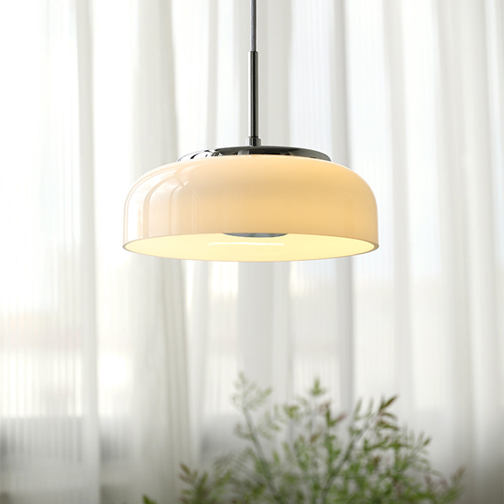 Lámpara Colgante LED de Vidrio Estilo Nórdico Bauhaus – Diseño Minimalista y Elegante 0
