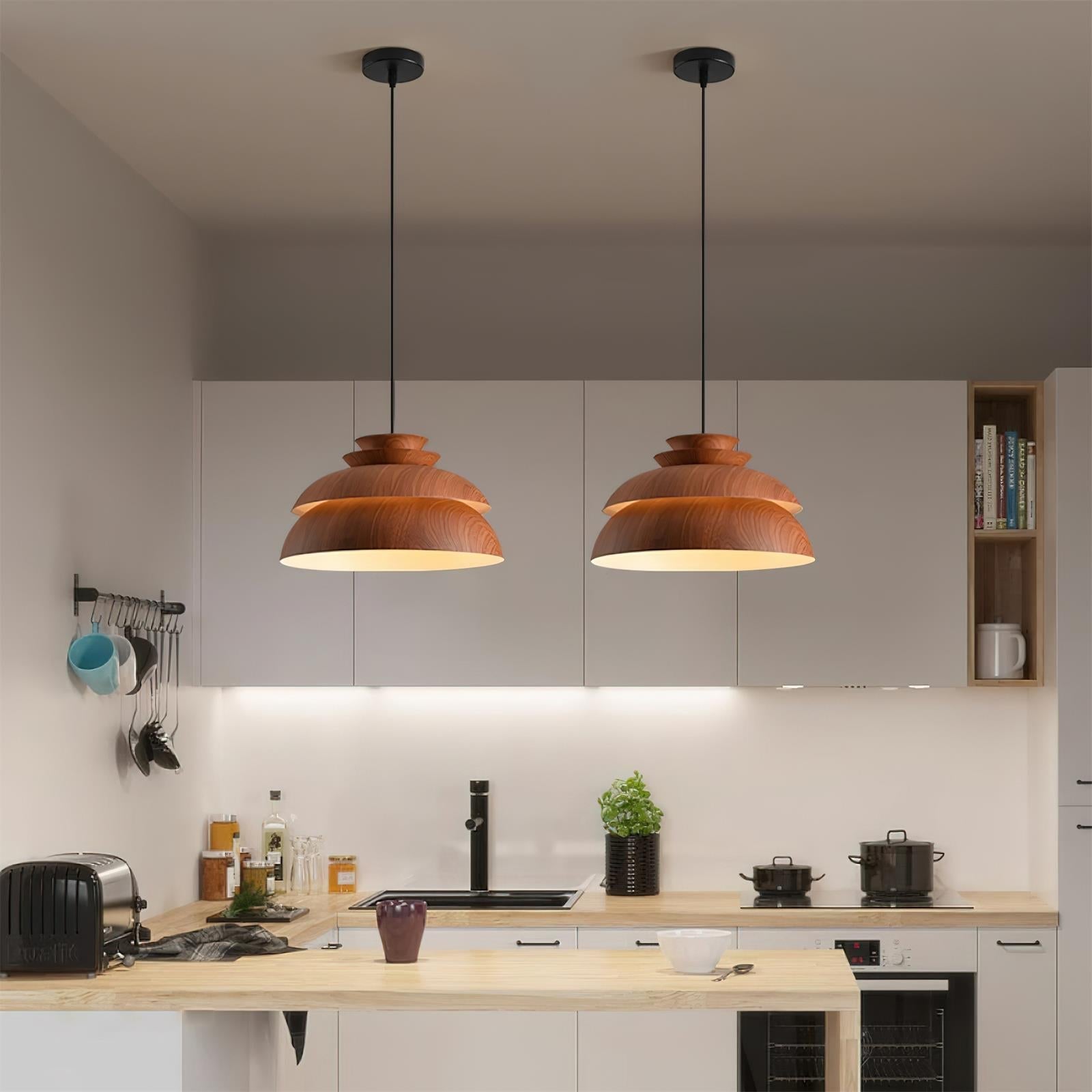 Lámpara Colgante Midori de Diseño Elegante con Elementos Naturales – 32cm 2