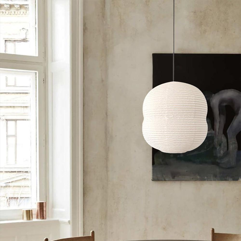 Lámpara Colgante Mini de Papel Washi Moderna, Techo Ajustable, Luz Suave y Elegante para Decoración Interior 7