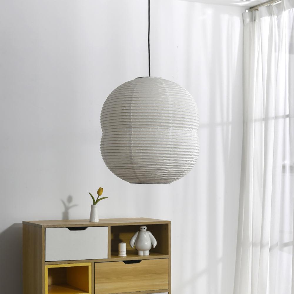 Lámpara Colgante Mini de Papel Washi Moderna, Techo Ajustable, Luz Suave y Elegante para Decoración Interior 8