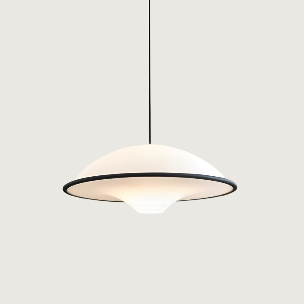 Lámpara Colgante Moderna Fontana LED Diseño Minimalista para Techo Bajo, Acrílico y Metal, Ajustable 30 cm 1