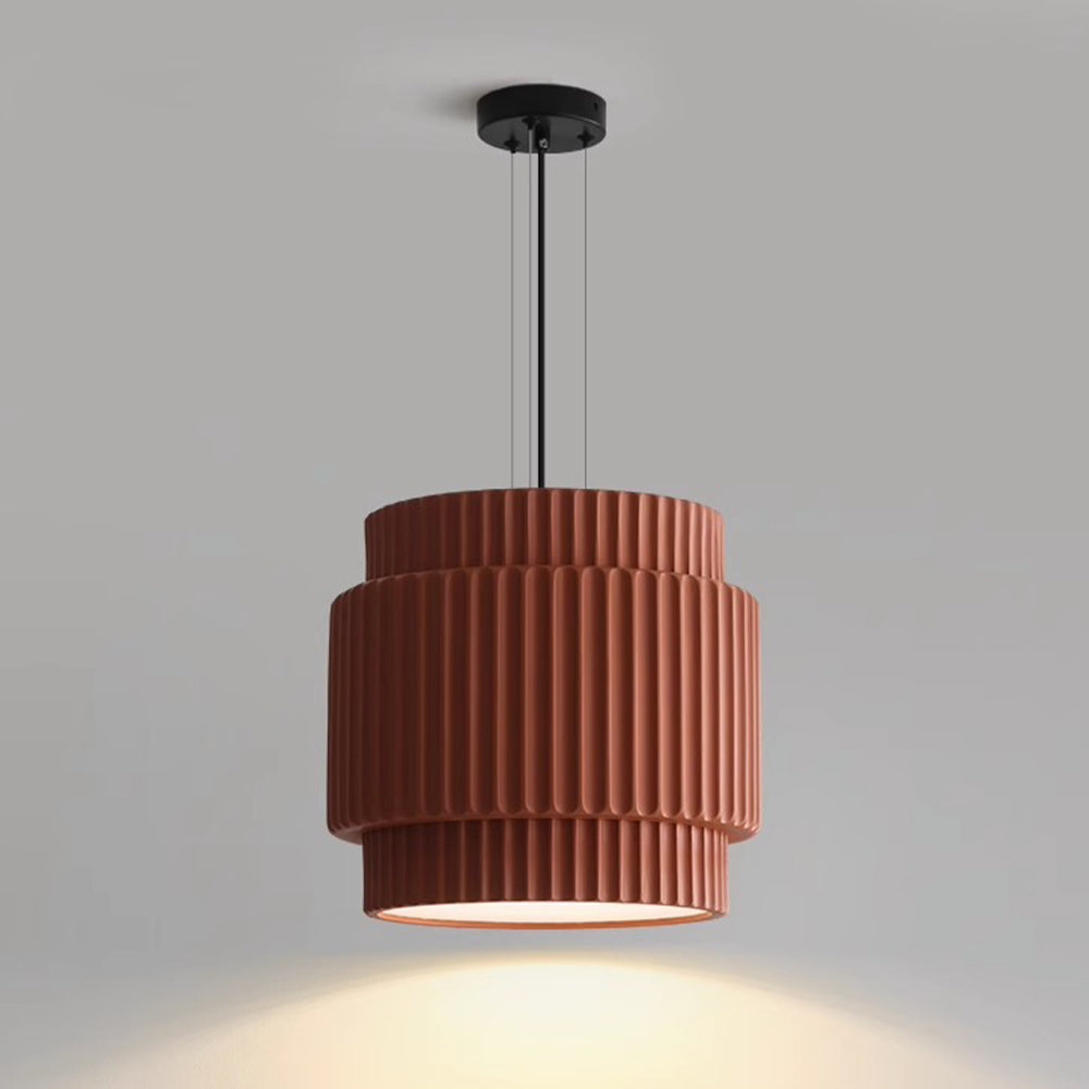 Lámpara Colgante Moderna Wabi Sabi en Crema – Diseño Nórdico Elegante 10