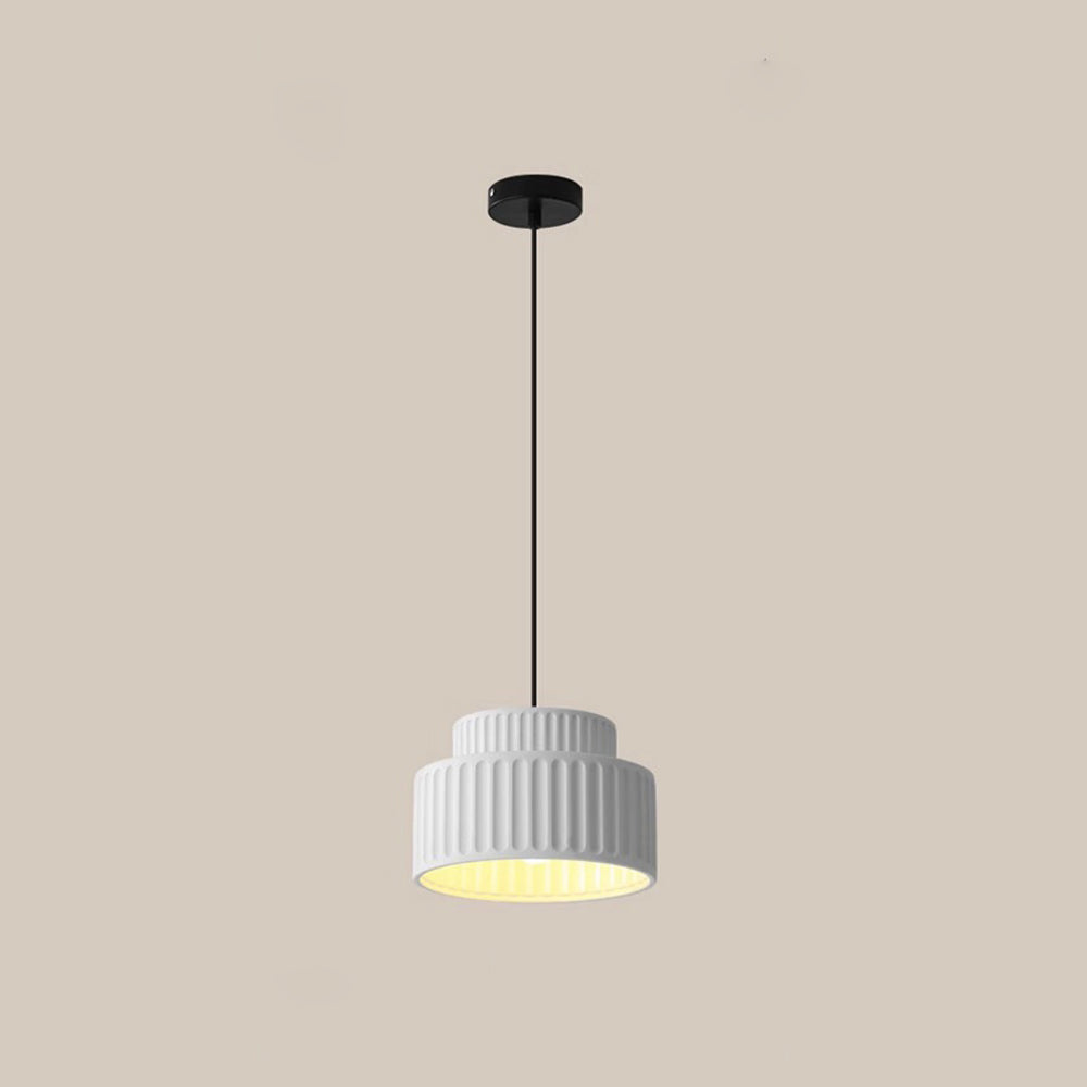 Lámpara Colgante Moderna Wabi Sabi en Crema – Diseño Nórdico Elegante 2