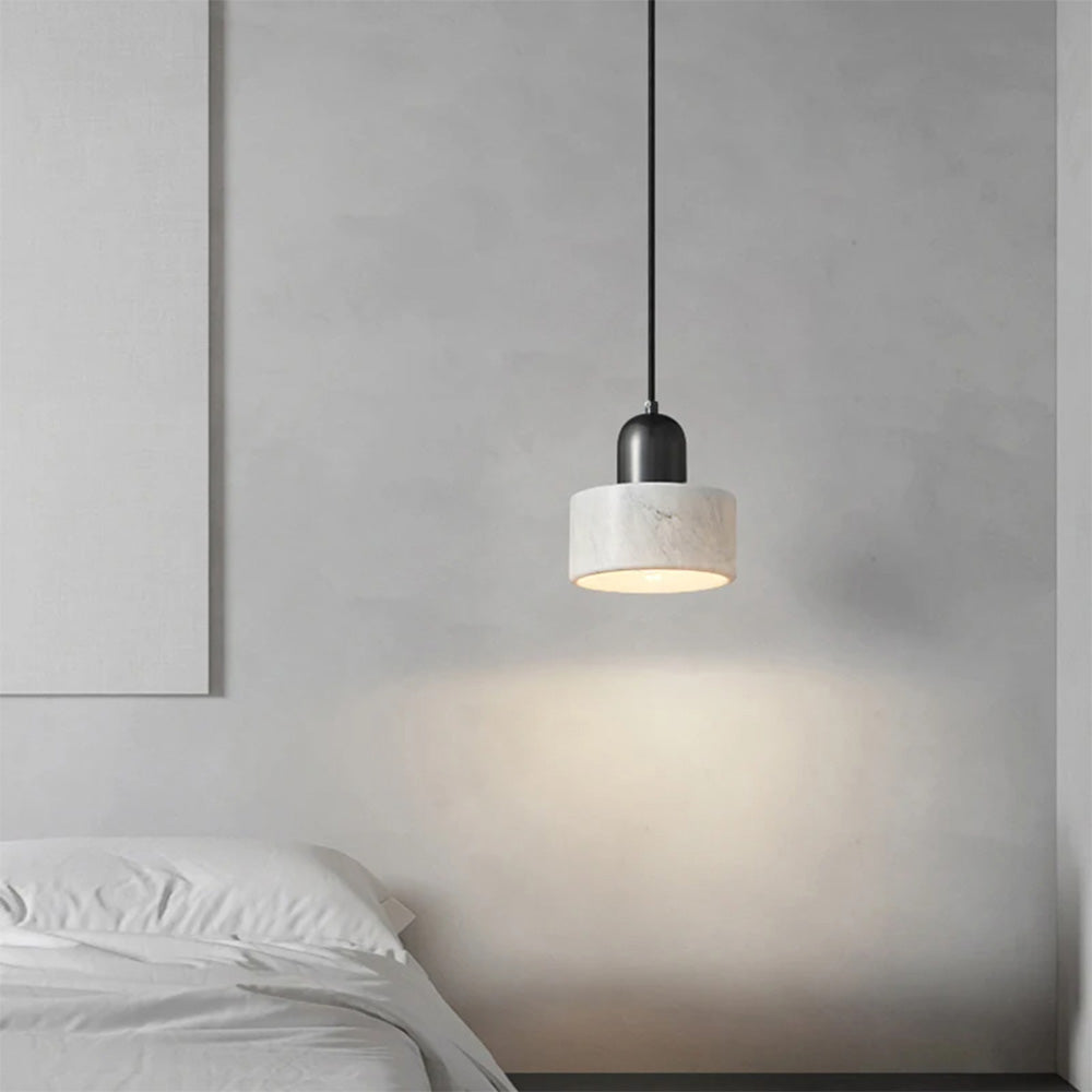 Lámpara Colgante Moderna de Mármol y Vidrio Verde – Diseño Elegante y Contemporáneo 4