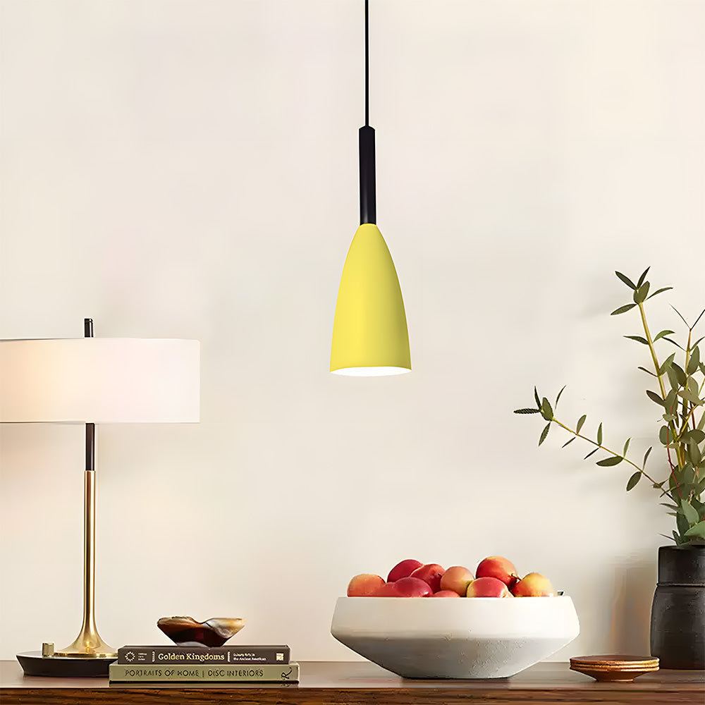 Lámpara Colgante Moderna de Metal en Forma de Cáliz para Dormitorio – Diseño Elegante y Funcional 9