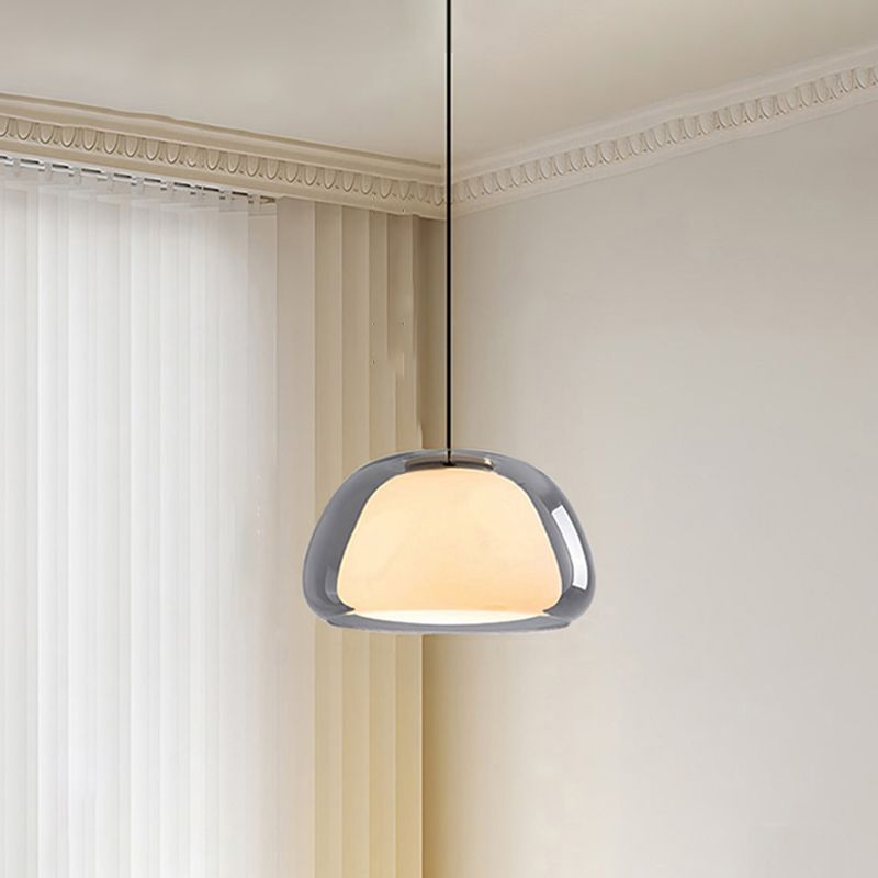 Lámpara Colgante Moderna de Vidrio Lechoso – Diseño Elegante para Iluminación Ambiental 2