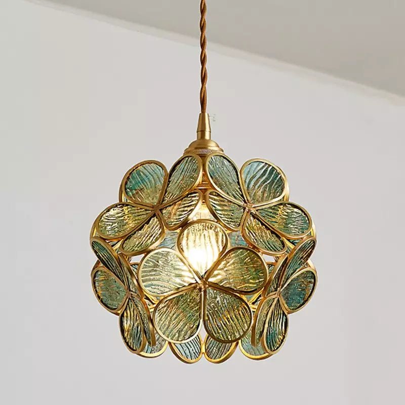 Lámpara Colgante Moderna en Forma de Flor de Acrílico y Metal – Lámpara de Techo para Iluminación Acogedora 9
