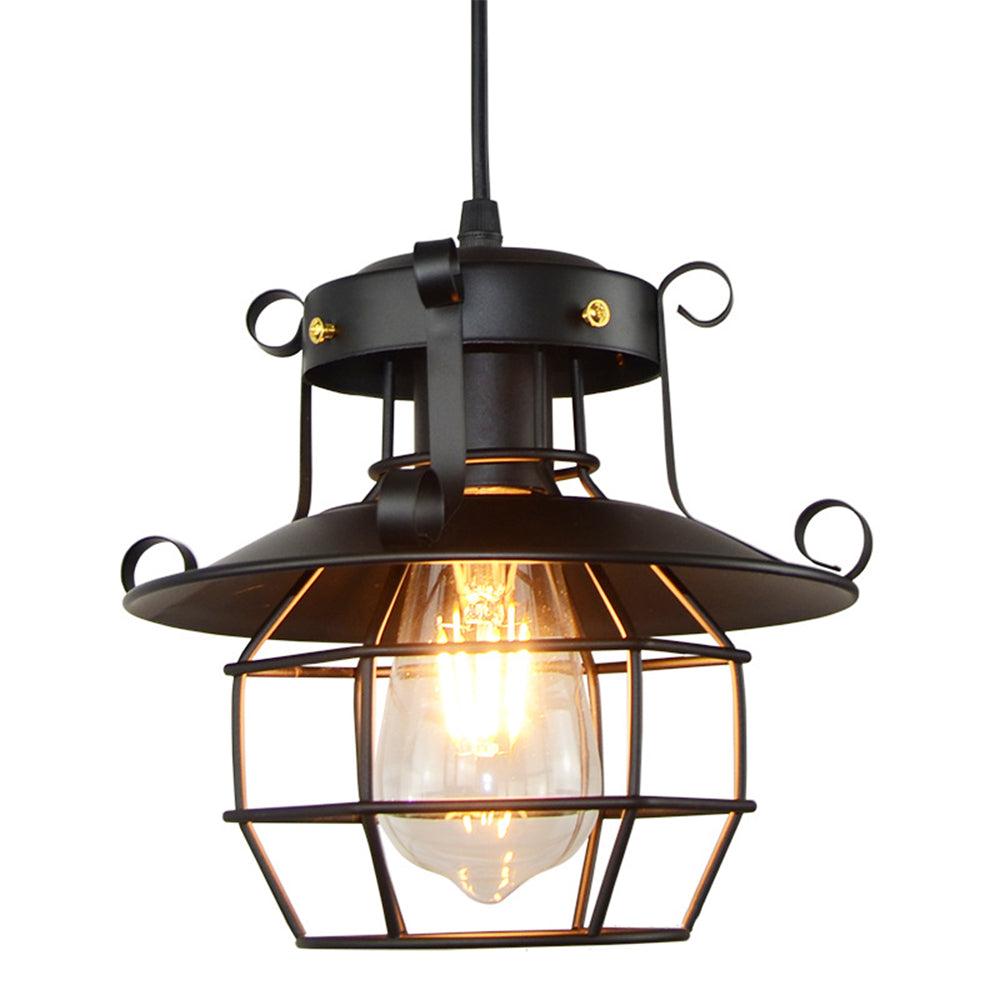 Lámpara Colgante Vintage Industrial de Hierro – Diseño Retro para Cocinas y Comedores 7