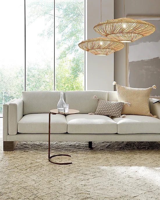 Lámpara Colgante Vintage de Ratán para Techo – Diseño Acogedor en Tres Tamaños, Ideal para Decoración Natural 8