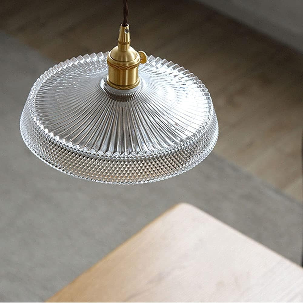 Lámpara Colgante Vintage de Vidrio para Techo – Luz Suave y Difusa Ideal para Dormitorio 7