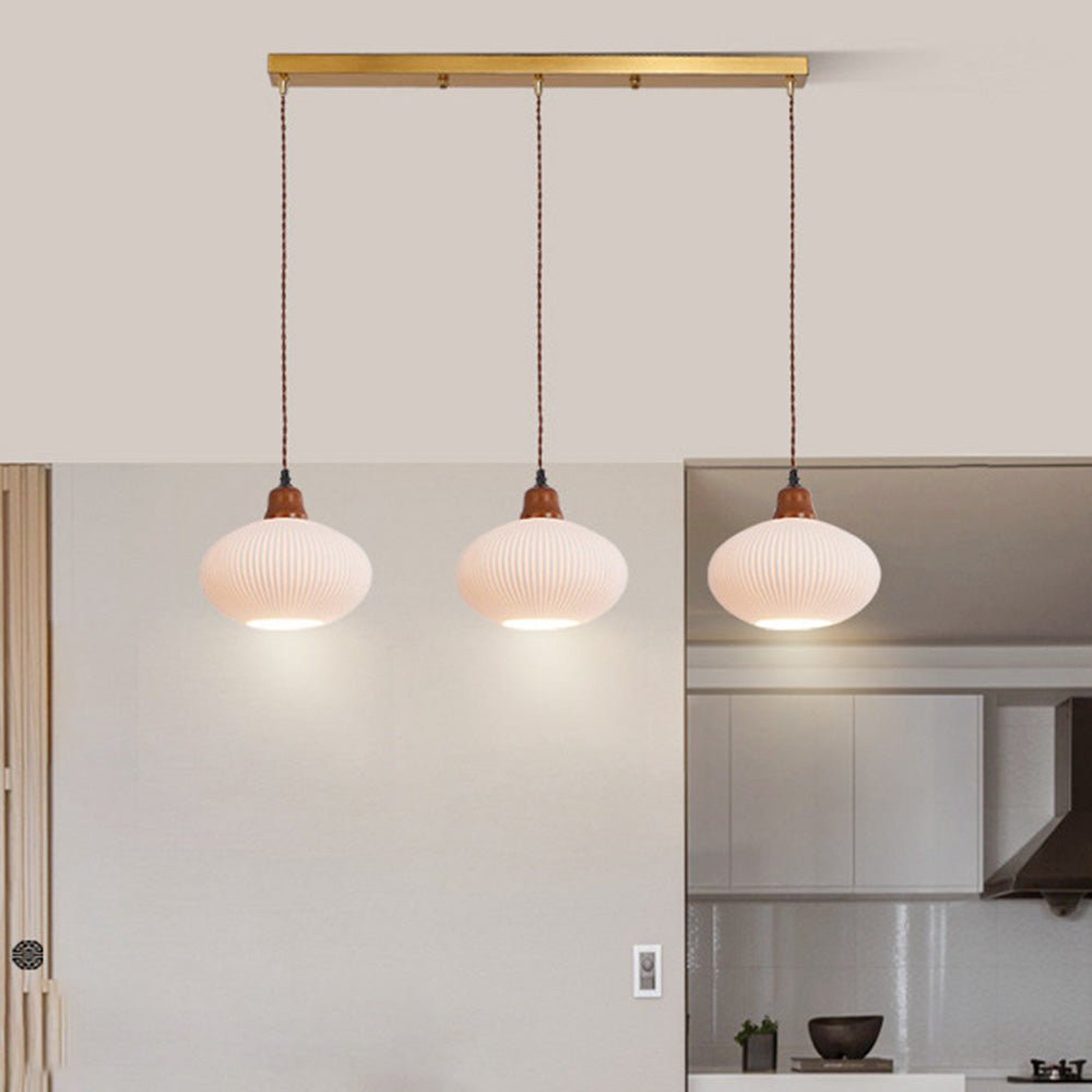 Lámpara Colgante de Cerámica Blanca, Diseño Clásico, Luz Cálida – Lámpara Techo Ideal para Ambientes Acogedores 9