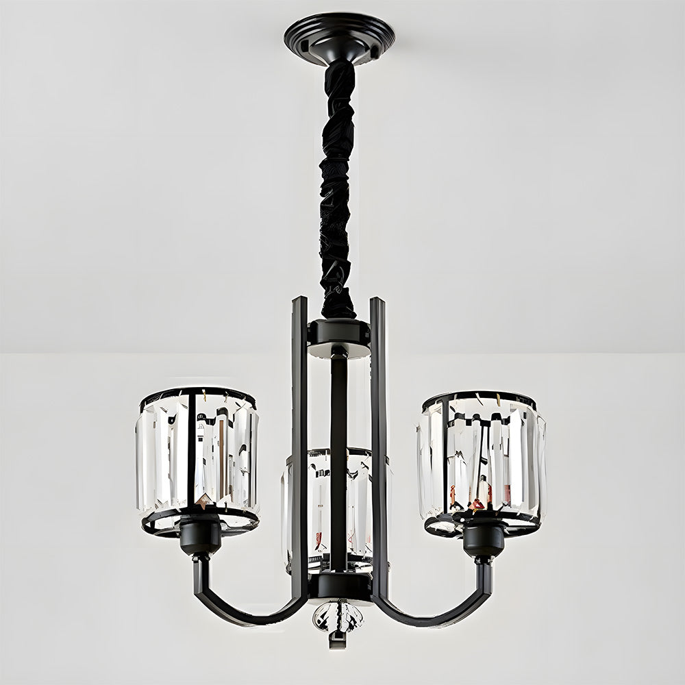 Lámpara Colgante de Cristal Chic para Sala de Estar – Diseño Elegante y Sofisticado 2