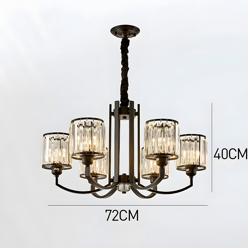 Lámpara Colgante de Cristal Chic para Sala de Estar – Diseño Elegante y Sofisticado 7