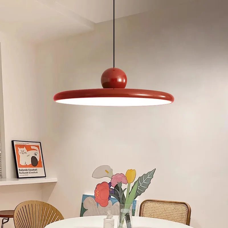 Lámpara Colgante de Cristal Estilo Bauhaus con Iluminación LED – Lámpara de Techo Moderna para Decoración Minimalista 0